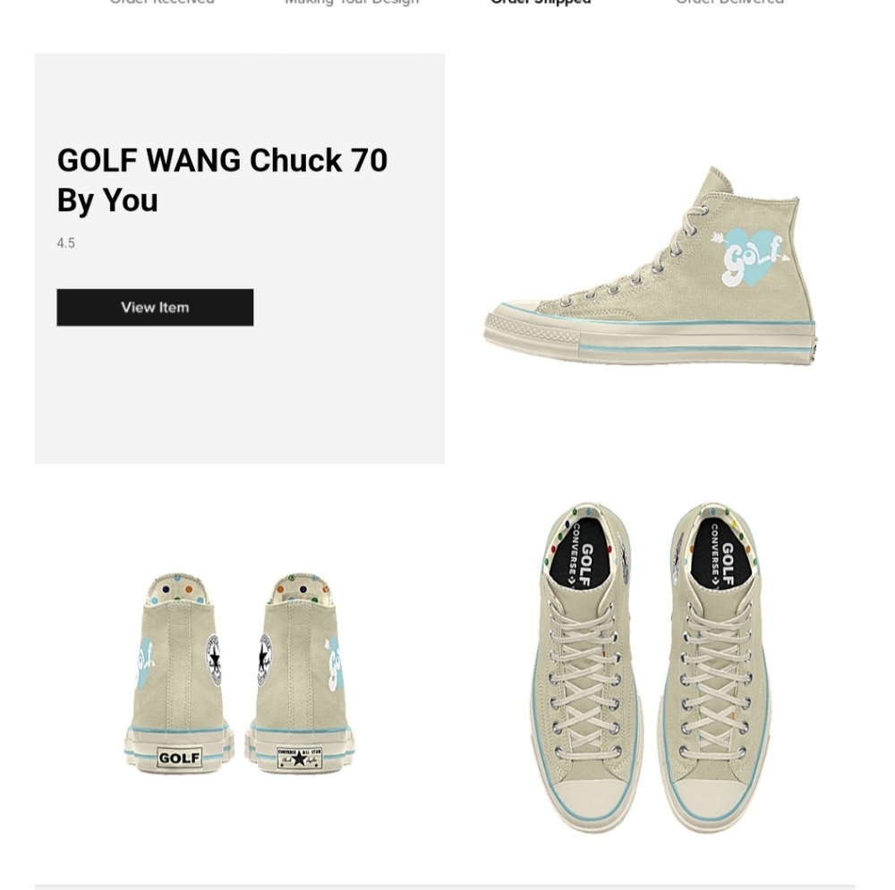 Golf Wang-Tyler the creator Converse Chuck Taylor's 70s